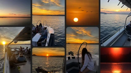 Apéro sunset - Départ Fréjus - Vedette  - Bonjour Fun
