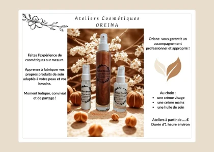 Ateliers de création de cosmétique avec Oriane - Bonjour Fun