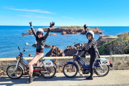 Balade accompagnée en mobylette Vintage 2h ou 3h - Saint Raphaël - Bonjour Fun