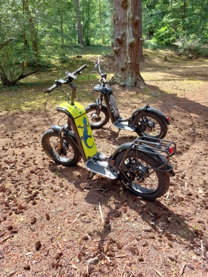 Balade initiation en trottinette cross 100% électrique - Bonjour Fun
