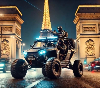 Buggy dans Paris – Aventure Urbaine en Véhicule Militaire Contractor 🛠️🚙 - Bonjour Fun