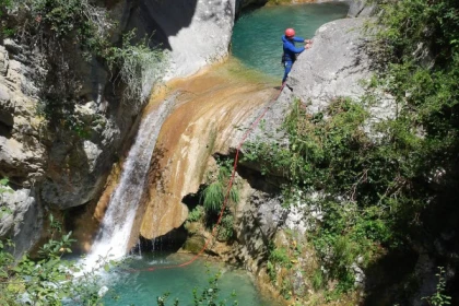 Canyoning Vallée de la Roya carleva - Bonjour Fun
