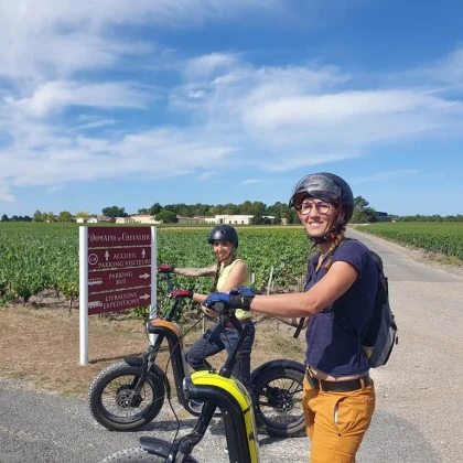 Circuit trottinette tout terrain - Entre Lac Bleu et forêts de Pessac-Léognan (1h00) - Bonjour Fun