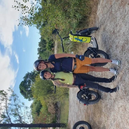 Circuit trottinette tout terrain - Entre Lac Bleu et forêts de Pessac-Léognan (1h00) - Bonjour Fun