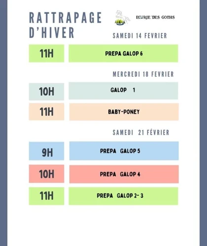 Cours rattrapage - Bonjour Fun