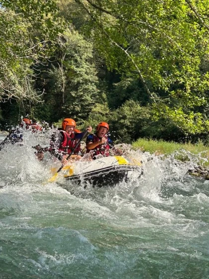 Descente du Gave de Pau en MINIRAFT - Bonjour Fun