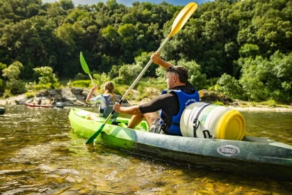 Descente Réserve Naturelle de l'Ardèche en Canoë Kayak : 5h00 - env. 24km - Bonjour Fun