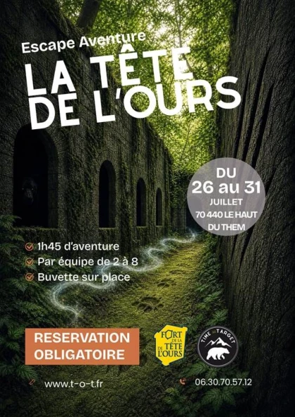 Escape game "La tête de l'Ours" - Bonjour Fun