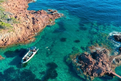 Les Calanques de l'Esterel - Départ Fréjus - Semi rigide - Bonjour Fun
