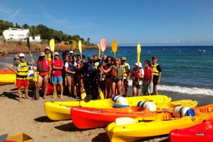 Location de kayak de mer - littoral de l'Estérel - Bonjour Fun
