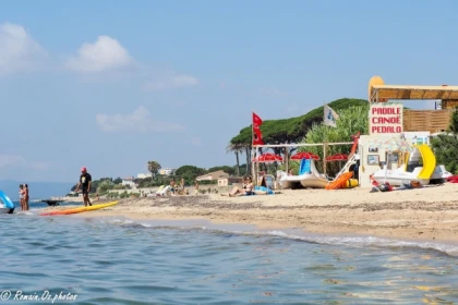 Location de kayak gonflable en mer  - plage de la Madrague - Bonjour Fun