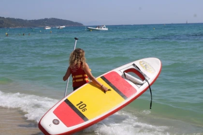 Location de stand up paddle avec fenêtre transparente - Bonjour Fun