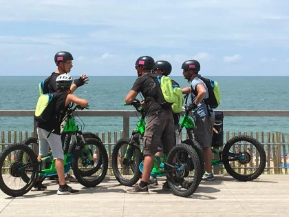 Patrimoine de la vallée du kiwi en trottinette électrique - Bonjour Fun
