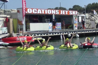 Randonnée accompagnée en jet ski - Ile d'or 1h - Bonjour Fun