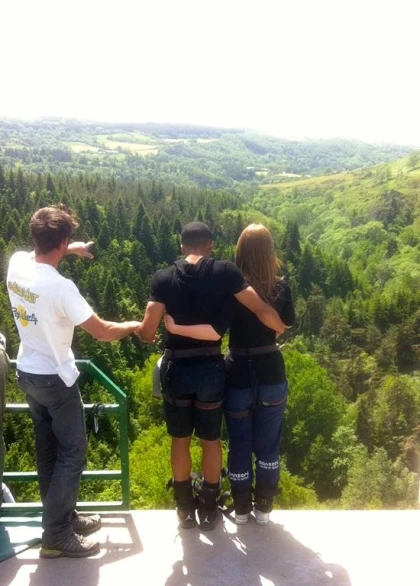 SAUT ELASTIQUE EN TANDEM - Double Frisson (poids total 140kg maxi) - Bonjour Fun