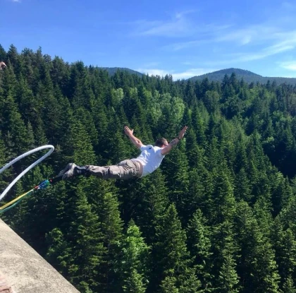 SAUT ELASTIQUE EN TANDEM - Double Frisson (poids total 140kg maxi) - Bonjour Fun