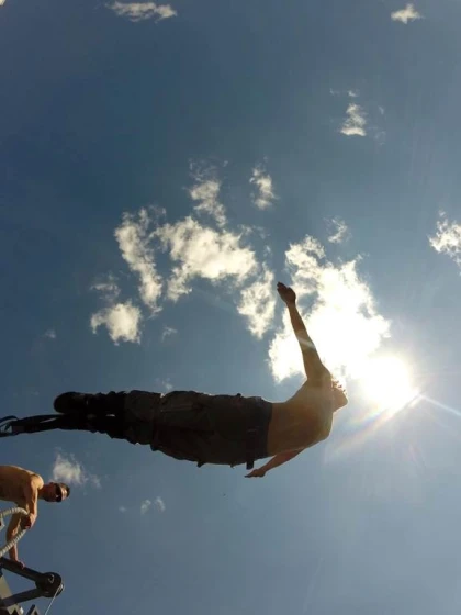 SAUT ELASTIQUE EN TANDEM - Double Frisson (poids total 140kg maxi) - Bonjour Fun