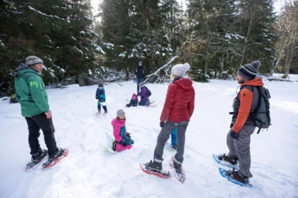 Sortie raquettes en famille - Bonjour Fun