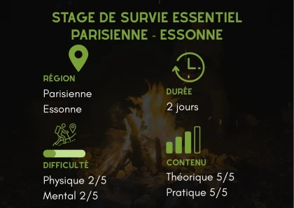 Stage de survie essentiel 2 jours Région parisienne - Essonne - Bonjour Fun