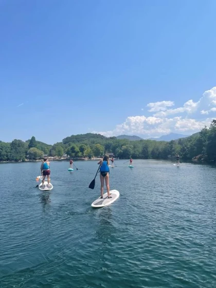 Stand up paddle - Tour du lac de Lourdes - Bonjour Fun
