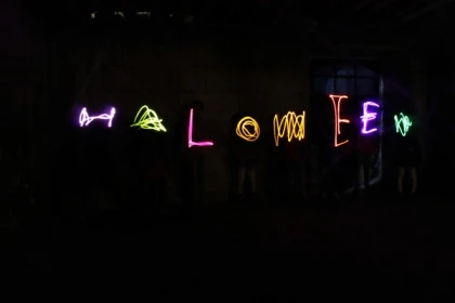 Atelier Light Painting d'halloween - Bonjour Fun