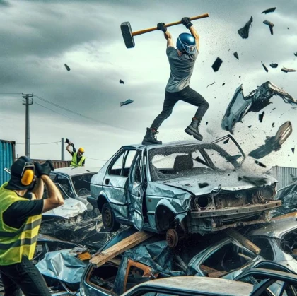 Car Smash - Destruction automobile - Bonjour Fun