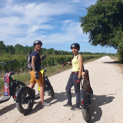 Circuit trottinette tout terrain - Entre Lac Bleu et forêts de Pessac-Léognan (1h00) - Bonjour Fun