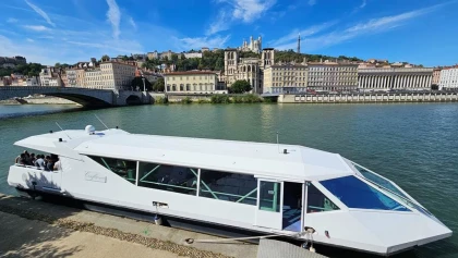 Croisière d'1h30 au cœur de Lyon ( avec audio guide) - Bonjour Fun