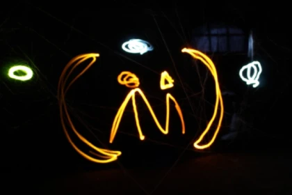Découverte du Light Painting en famille à Chantilly - Bonjour Fun