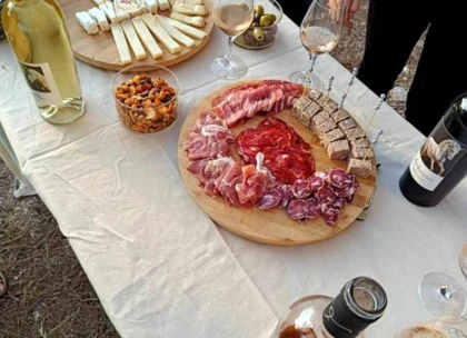 Dégustation de vin et de tapas en pleine nature - Bonjour Fun