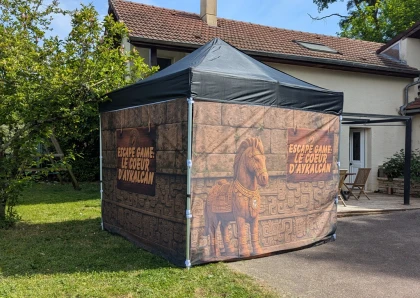 Escape game tente "Tent'escape Aykalcan" Franche Comté - Bonjour Fun
