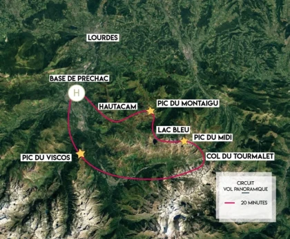 PRECHAC - Survol du Pic du Midi partagé 20 min - Bonjour Fun