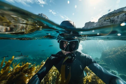 Rando palmée : Adulte Solo ou Duo - 3h - Bonjour Fun