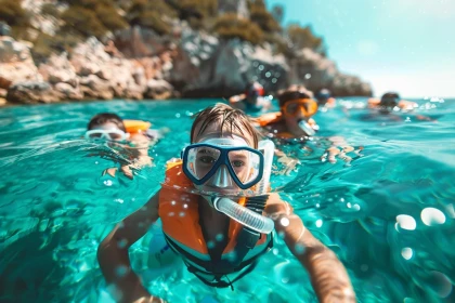 Rando palmée : Duo avec enfant - 3h - Bonjour Fun