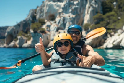 Rando palmée : Duo avec enfant - 3h - Bonjour Fun