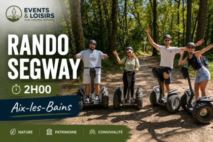 Rando Segway 2h00 - Aix les Bains - Bonjour Fun