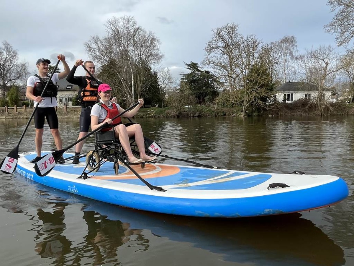 Balade Personne à Mobilité Réduite  1h -  sur paddle géant très stable - Bonjour Fun