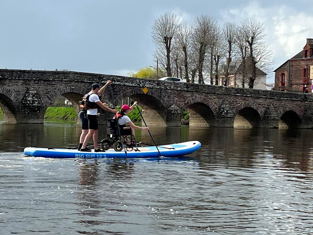 Balade Personne à Mobilité Réduite  2h -  sur paddle géant très stable - Bonjour Fun