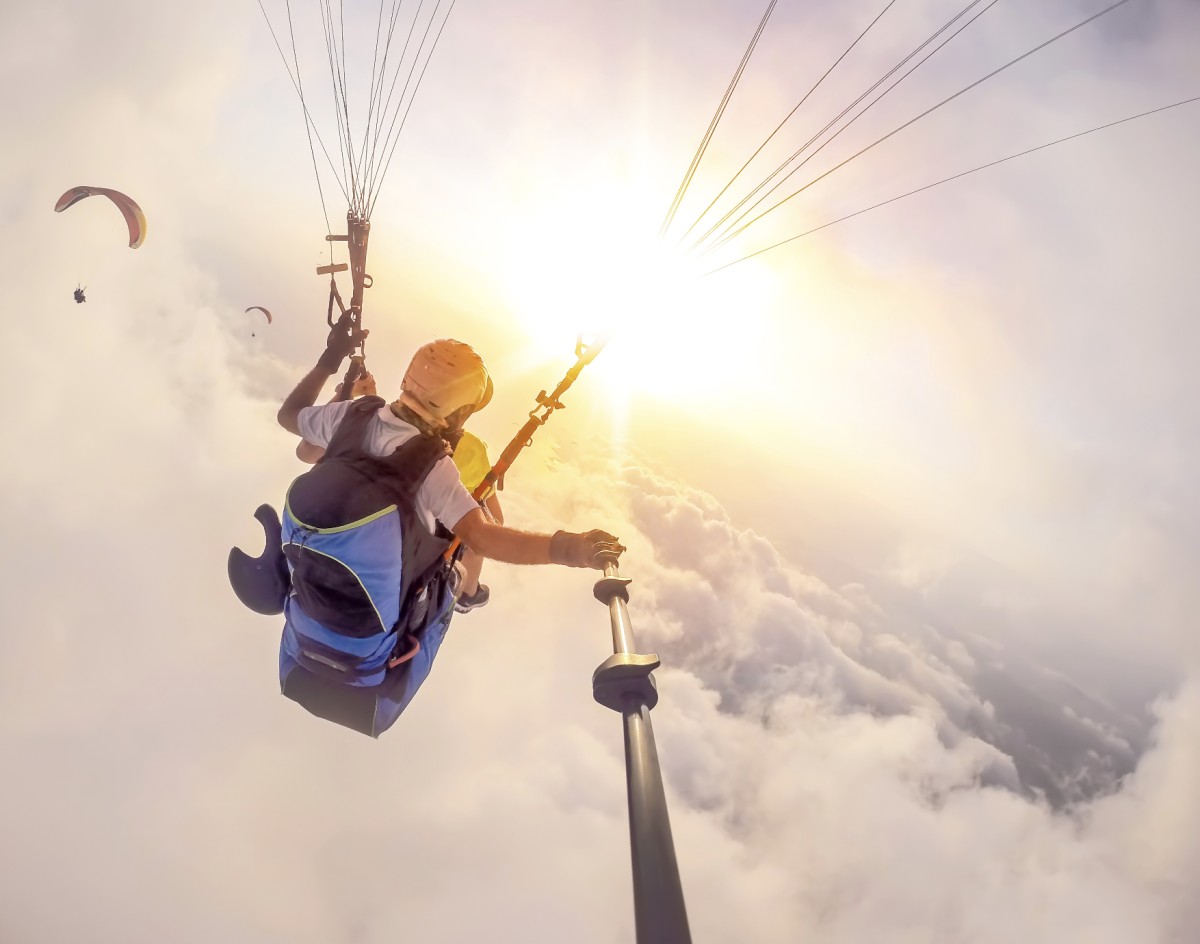 Baptême de l'air en parapente biplace - Bonjour Fun