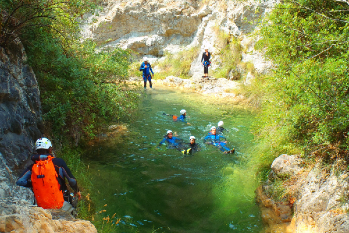 Canyoning Vallée de la Roya carleva - Bonjour Fun