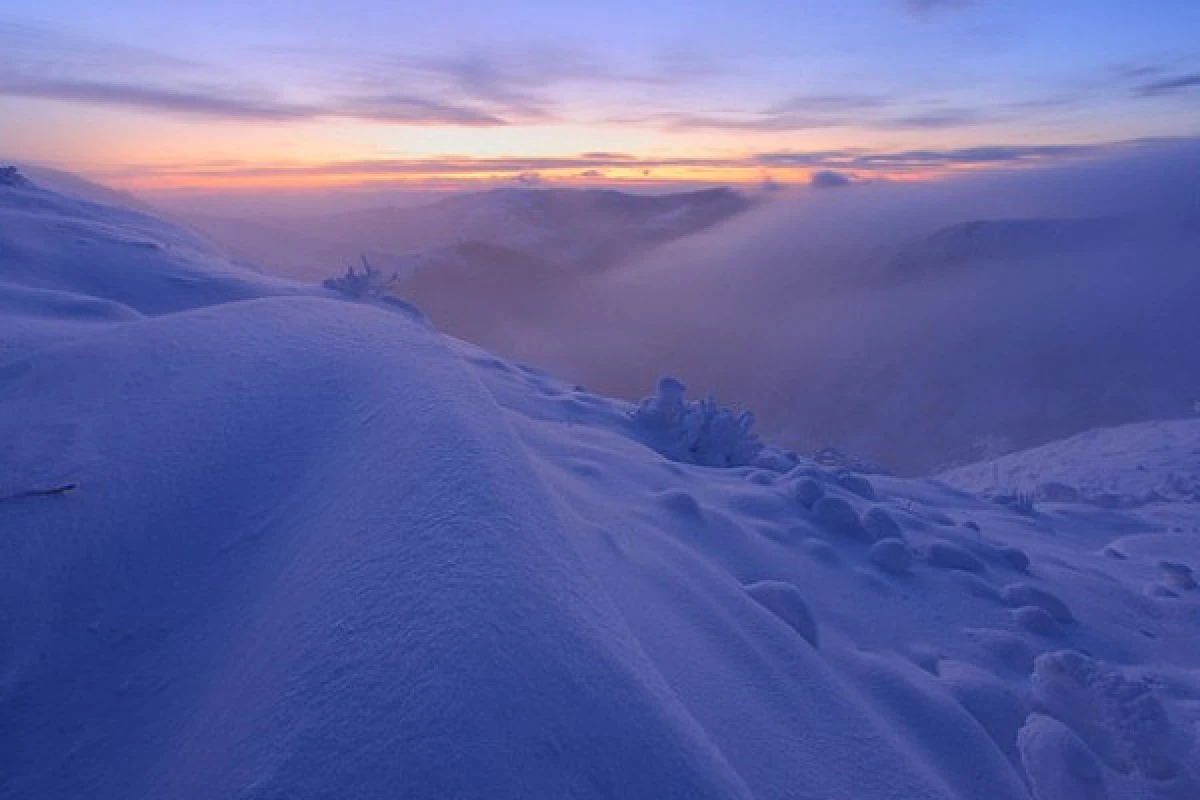 Coucher du soleil en raquettes à neige  - Bonjour Fun
