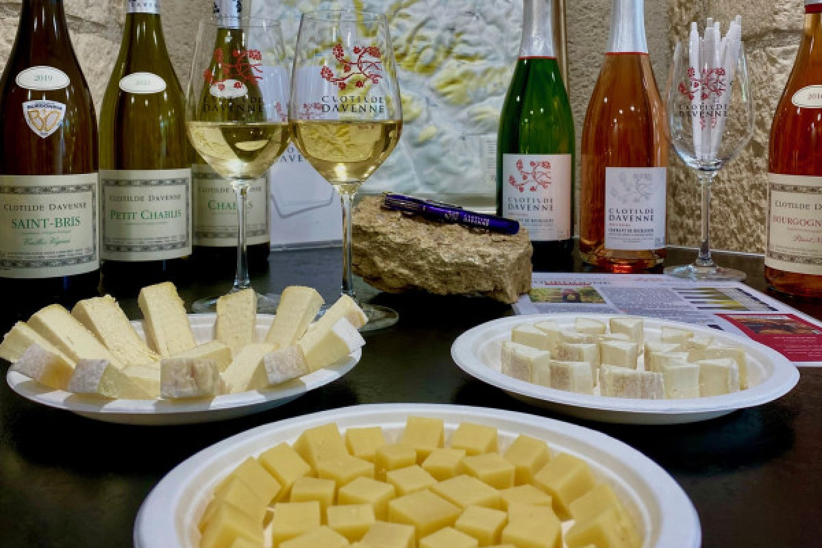 Dégustation accords vins et fromages à Chablis - Bonjour Fun