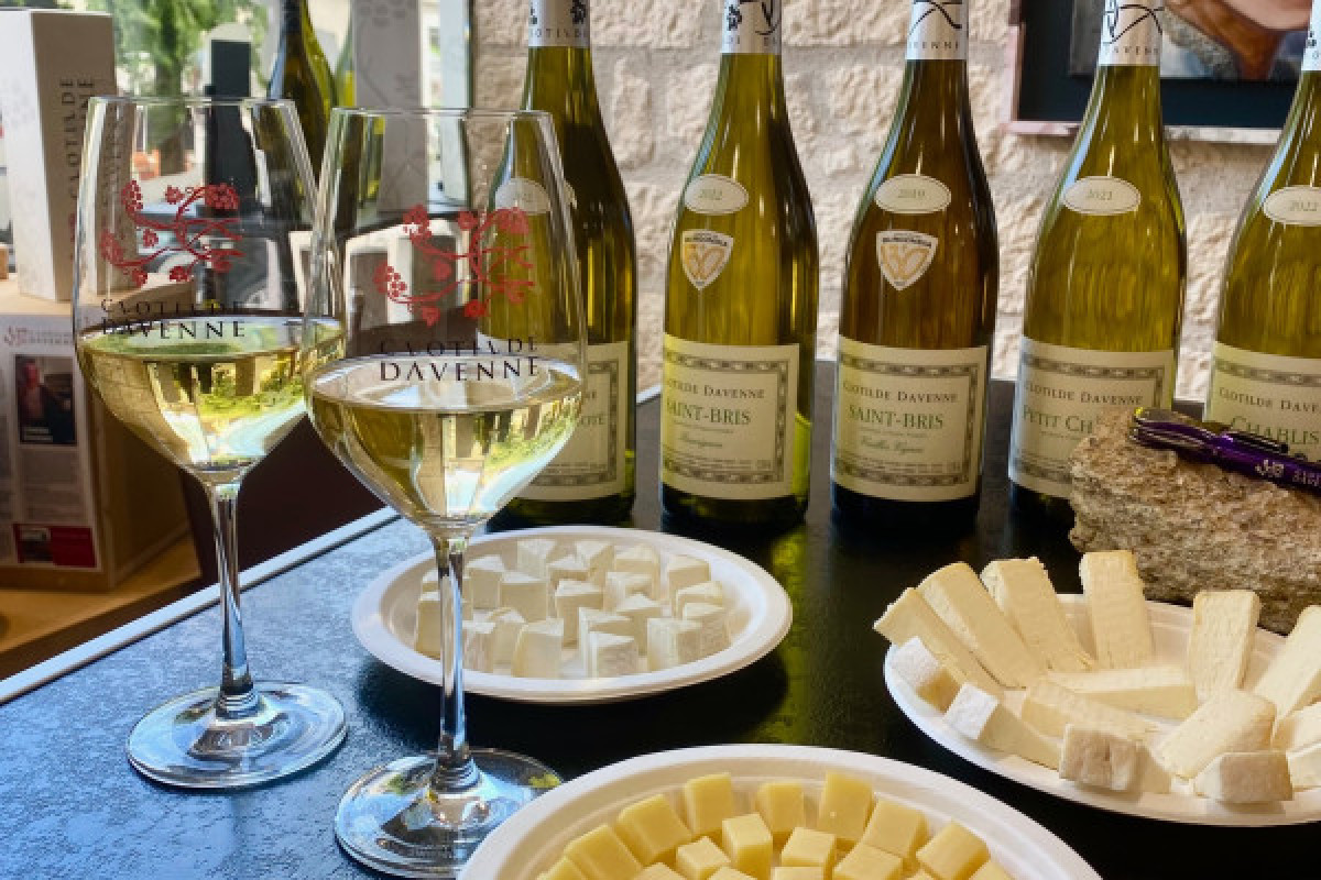 Dégustation accords vins et fromages à Chablis - Bonjour Fun