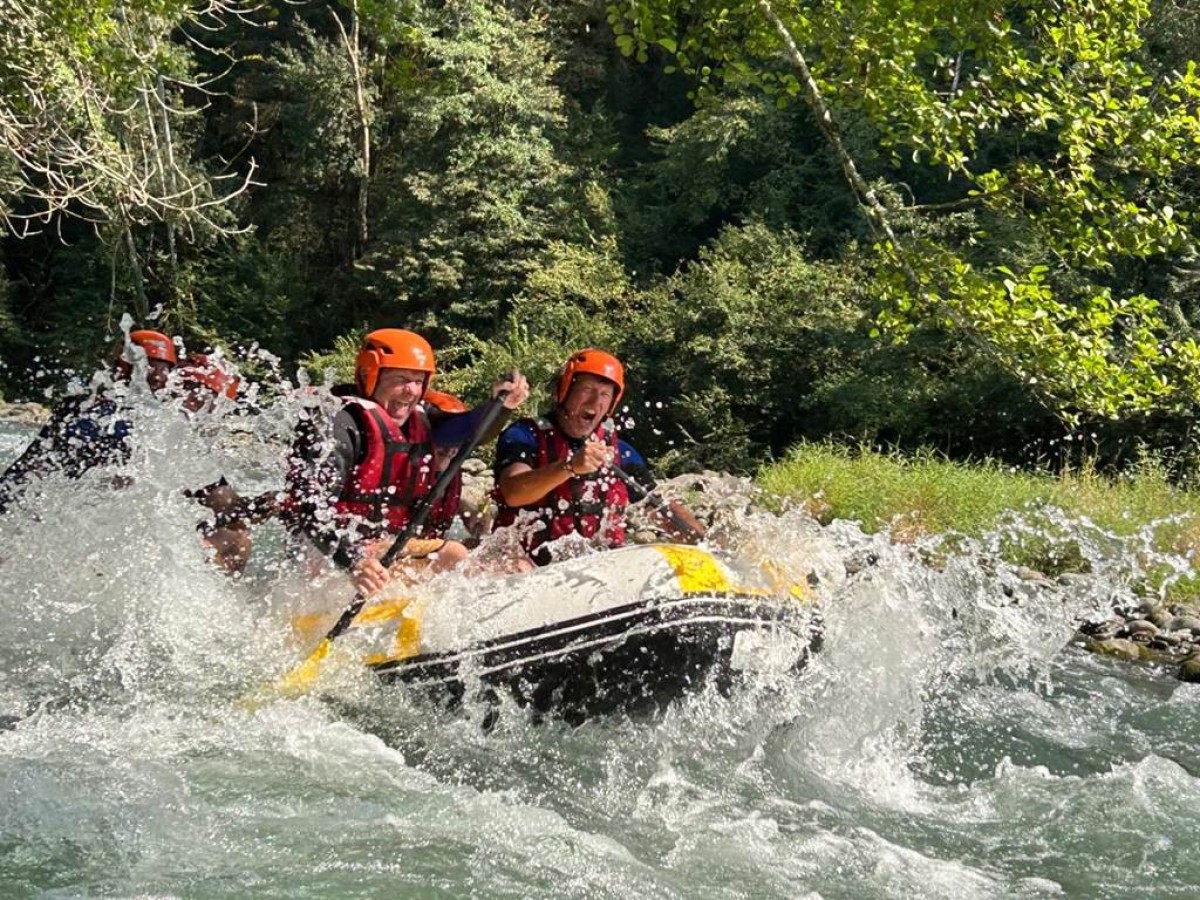 Descente du Gave de Pau en MINIRAFT - Bonjour Fun