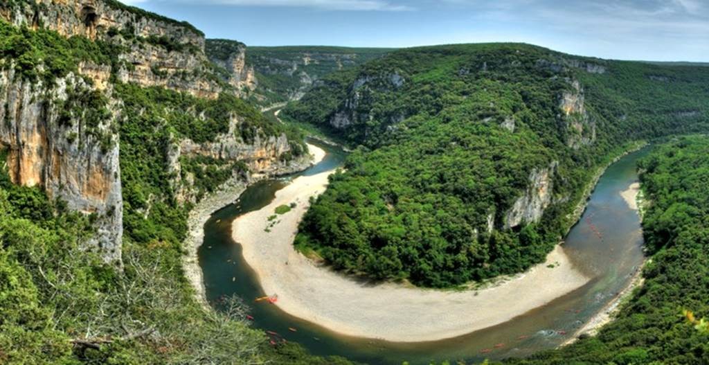 Descente Réserve Naturelle de l'Ardèche en Canoë Kayak : 5h00 - env. 24km - Bonjour Fun