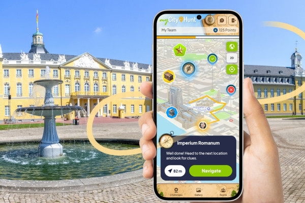 Digitale Schnitzeljagd Karlsruhe - Bonjour Fun