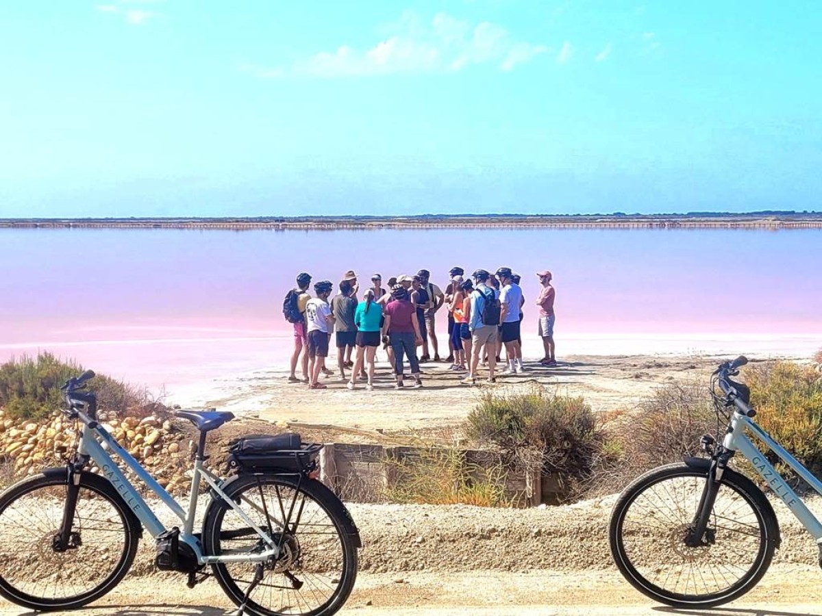 Forfait Groupe vélo électrique pour les SALINS d'Aigues-Mortes - Bonjour Fun