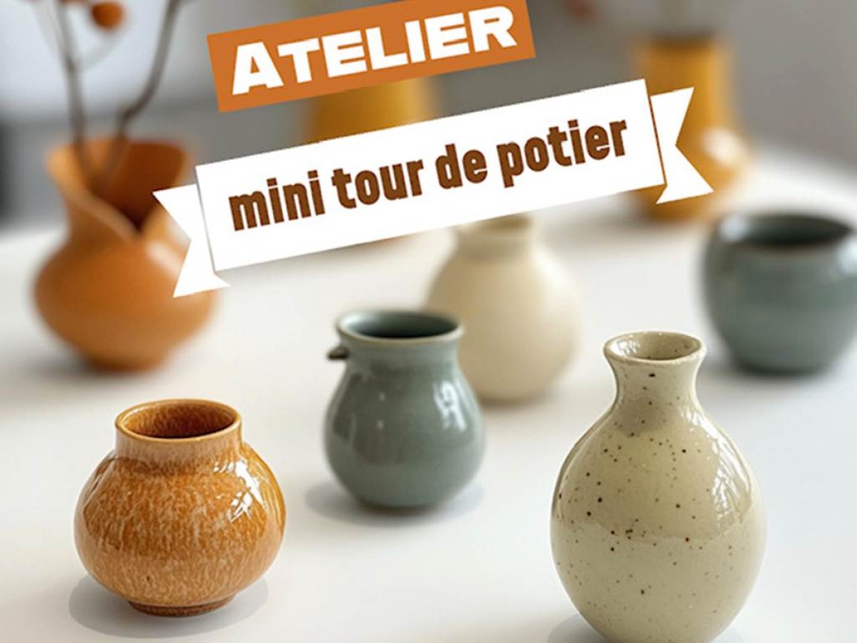 Initiation au mini-tour de potier - Bonjour Fun