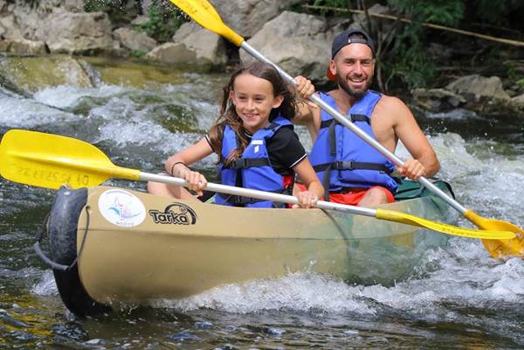 Mini descente découverte de l'Ardèche en Canoë Kayak : 2h00 - env. 6km - Bonjour Fun
