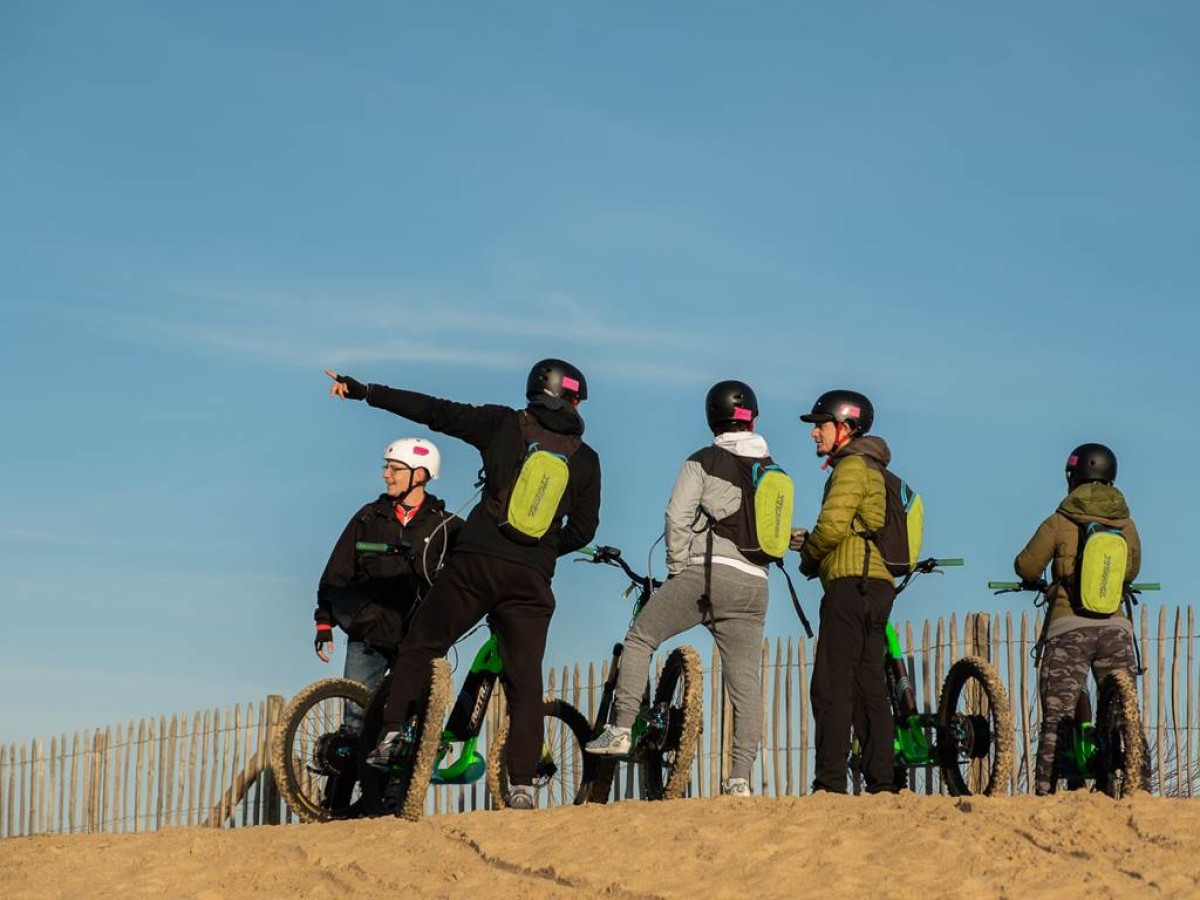 Printemps des Landes "Gourmande " à Seignosse en trottinette électrique - Bonjour Fun